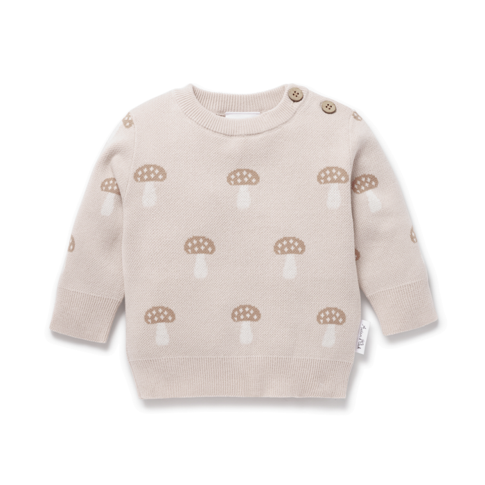 Aster & Oak Mushroom Knit Jumper