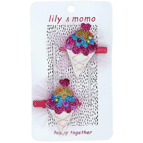 Lily and Momo Hair Clip 2pk