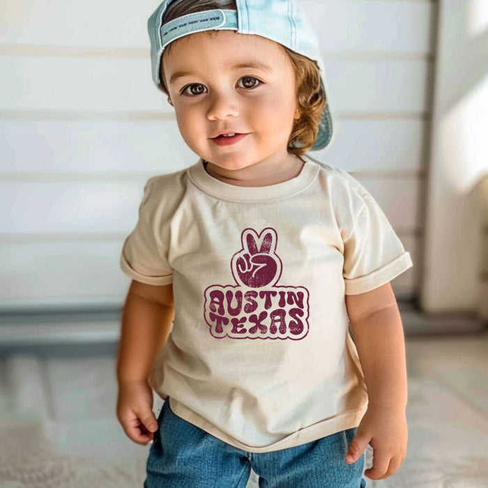 Gusto Graphic Tees Funky Town Austin Toddler Tee
