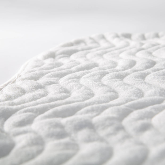 Ubbi Quilted Reusable Changing Pad Liners, Easy to Clean, White