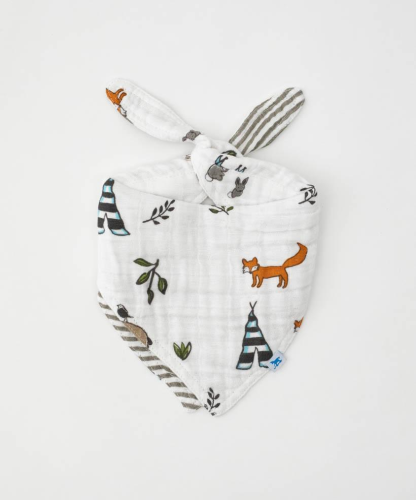 Little Unicorn Cotton Muslin Reversible Bandana Bib