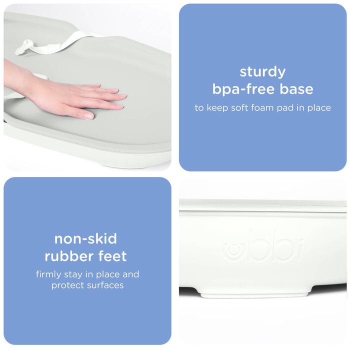 Ubbi Foam Changing Pad - Oat