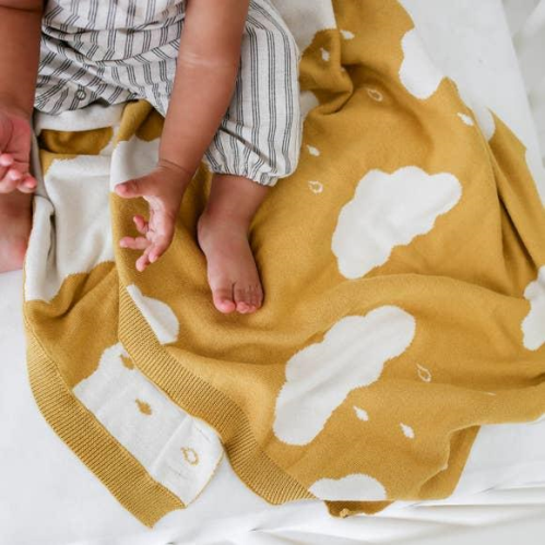 The Blueberry Hill Organic Cotton Blanket