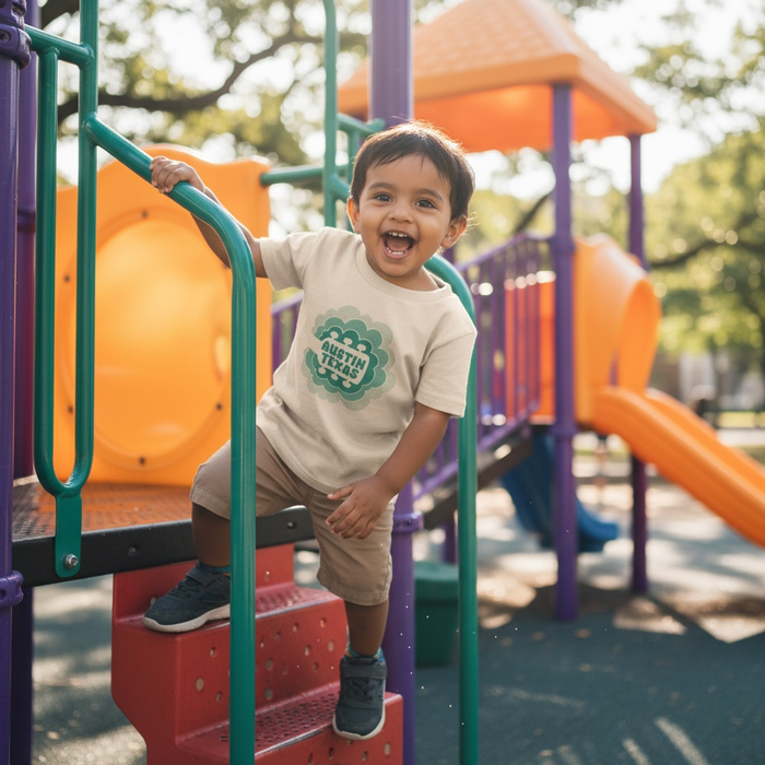 Gusto Graphic Tees Sky Sync Toddler Tee