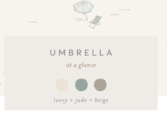 Colored Organics Baby Burp Cloth (2-pack) - Pebble + Umbrella