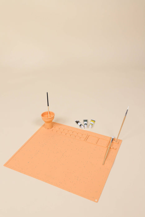 Coco Village Art & Painting Silicone Placemat - Grapefruit