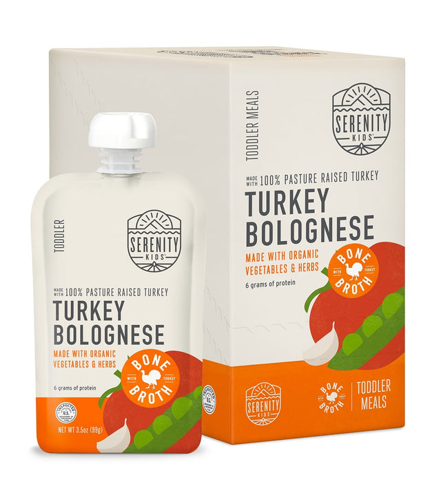 Serenity Kids Turkey Bolognese with Bone Broth Pouch