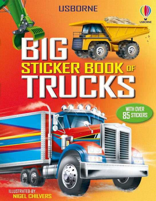 Big Sticker Book of Trucks : Usborne