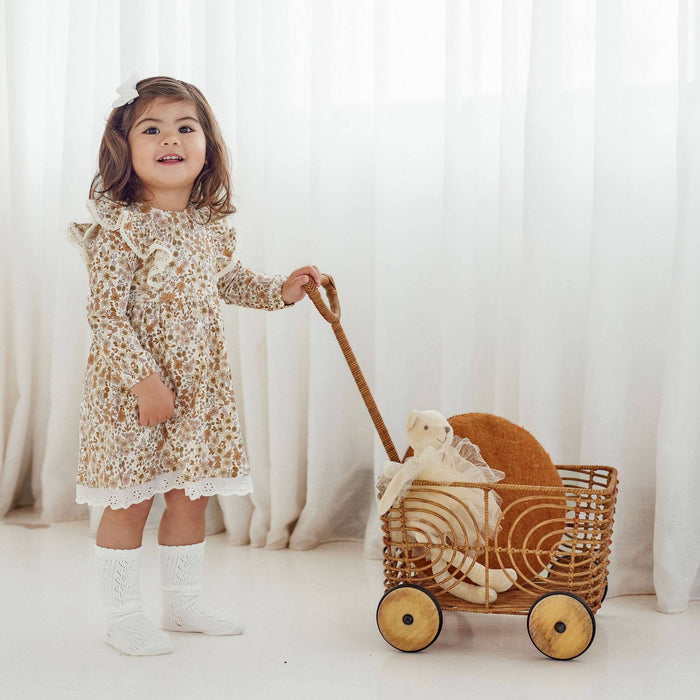 Aster & Oak Bailey Floral Ruffle Dress