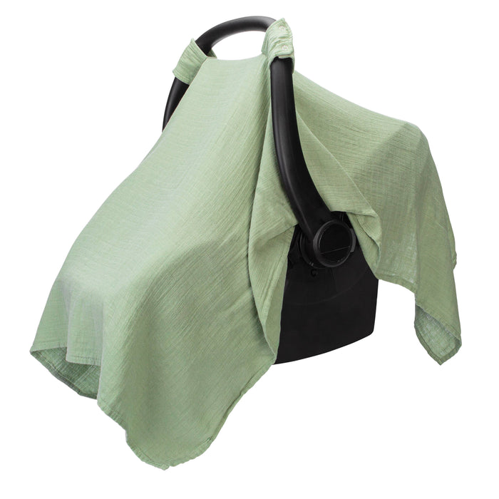 Baby Car Seat Cover, Large Car Seat Canopy by Comfy Cubs