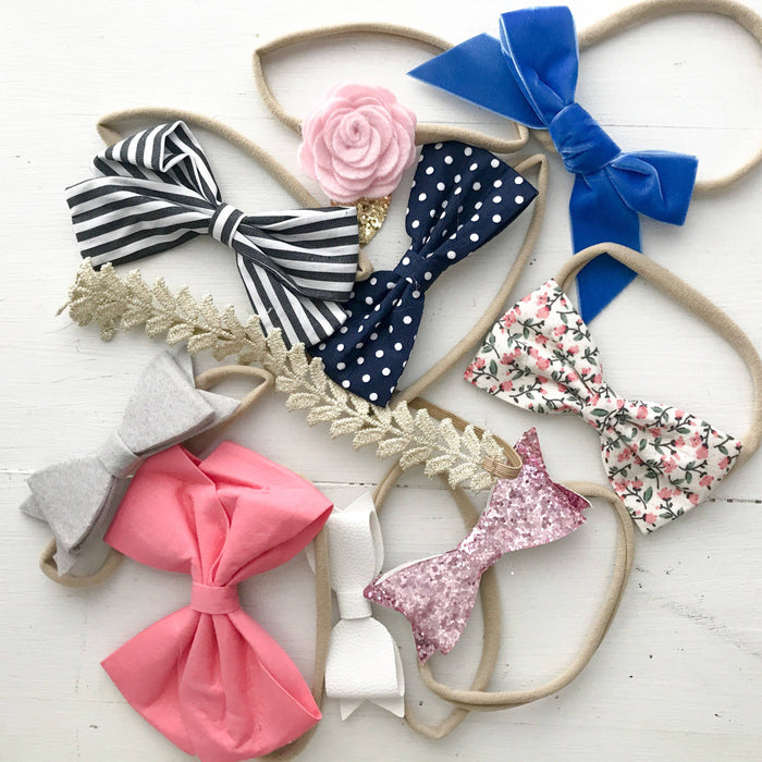 Essentials Set - Bows and Headbands - 10 Pack