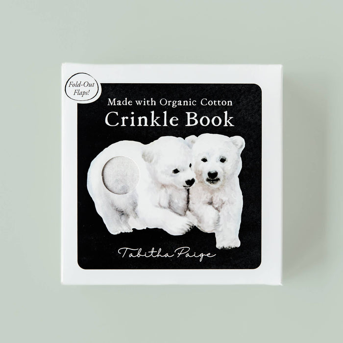 Baby’s Black & White Crinkle Book Made With Organic Cotton