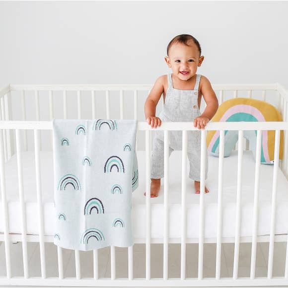 The Blueberry Hill Organic Cotton Blanket