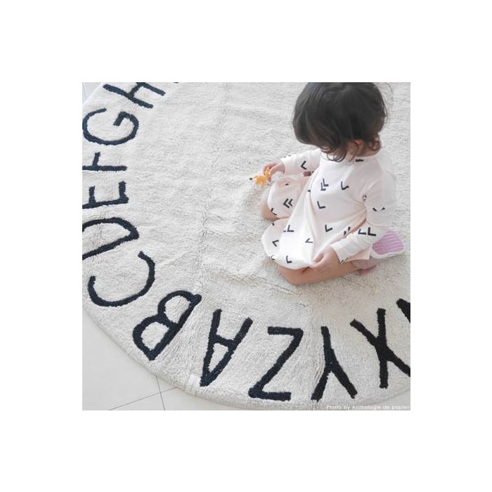 Lorena Canals ABC Round Washable Rug