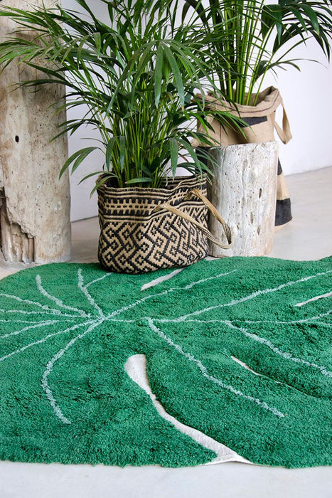 Lorena Canals Monstera Leaf Washable Rug