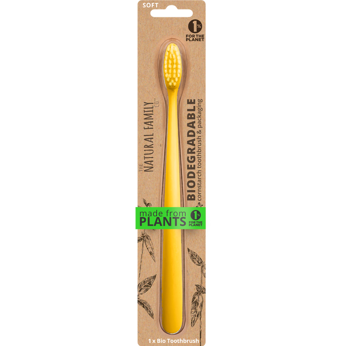 Jack N' Jill + NFco Bio Toothbrush Single - Neon