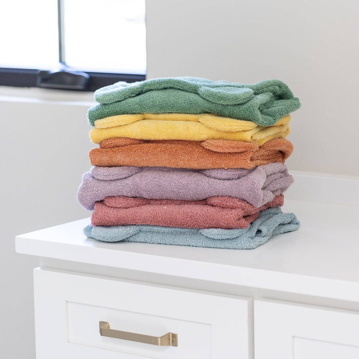 Bella Tunno | Hooded Towel + Wash Mitt Set Fog