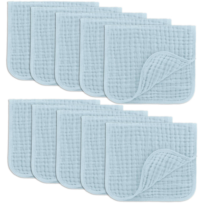 Baby Burp Cloths - 100% Muslin Cotton by Comfy Cubs