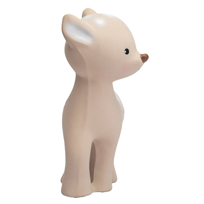 Deer Natural Rubber Teether, Rattle & Bath Toy