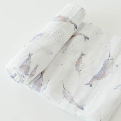 Little Unicorn Cotton Muslin Swaddle Blanket