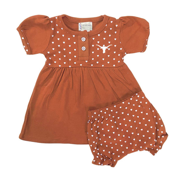 Texas Infant Heart Dress w/Bloomers
