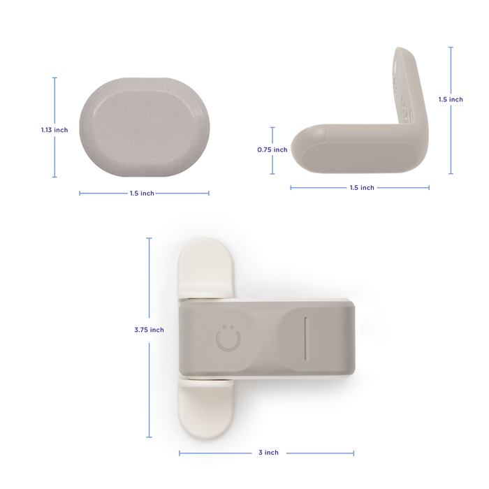 Ubbi Safety Bundle, 54 Piece Set - Taupe