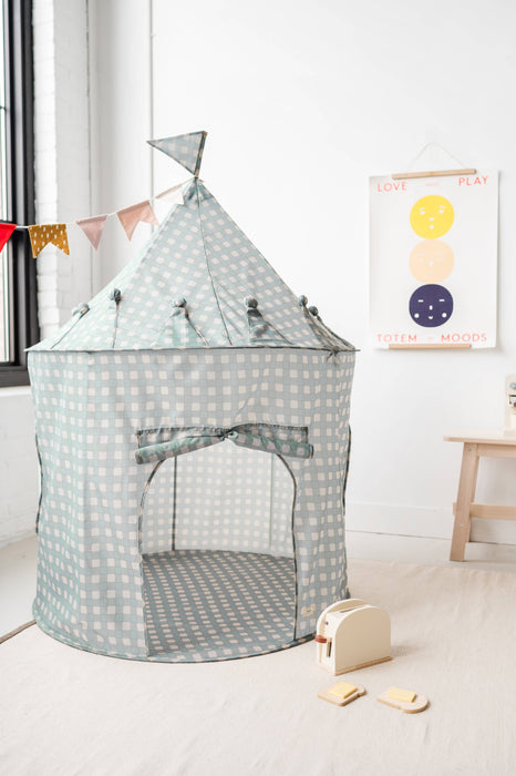 3 Sprouts Recycled Fabric Play Tent Castle - Prints