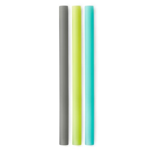 GoSili Reusable X-Wide Straw 3-Pack