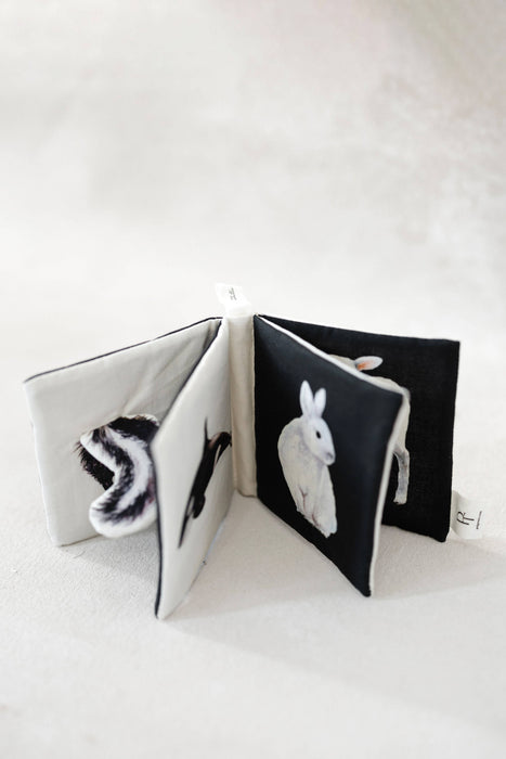 Baby’s Black & White Crinkle Book Made With Organic Cotton