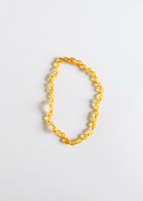 Raw Honey Baltic Amber || Classic || Beaded Necklace