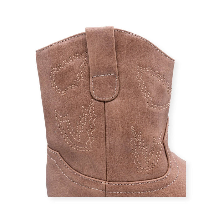 Wee Squeak Shoes Western Boot Beige