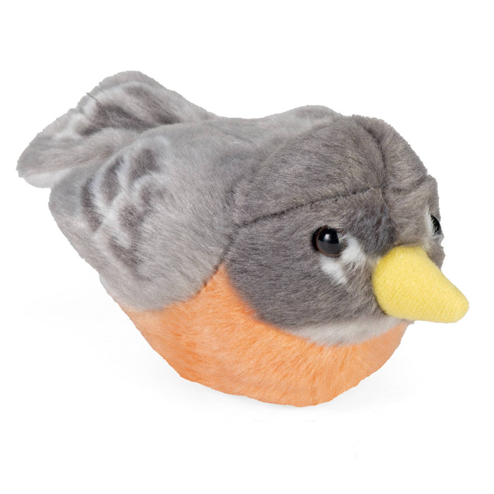 Audubon II American Robin Stuffed Animal W Sound 5.5"
