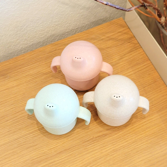 Minito & Co. Wheat Straw Sippy Cups: Oat