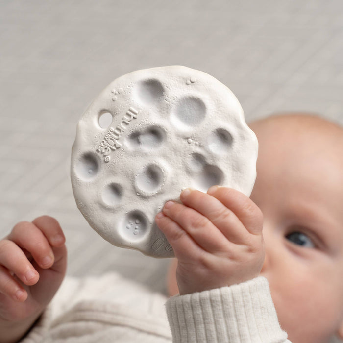 Moon Biscuit® Baby Teething Ring Space Themed Bathtime Toy