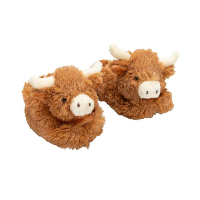 Longhorn Brown Cow Baby Slippers Premium 0-6 months