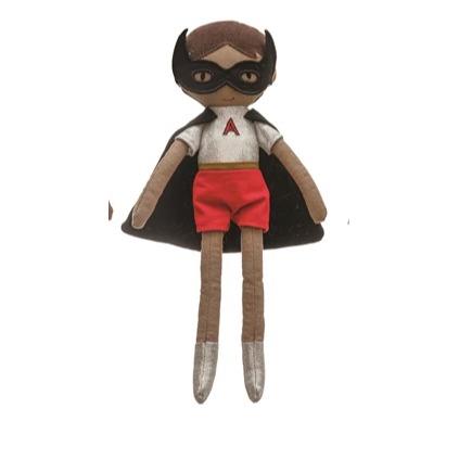 Creative Co-Op Cotton Super Hero Doll