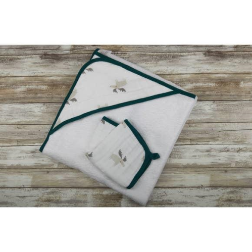 Newcastle Classics Hooded Towel & Washcloth Set