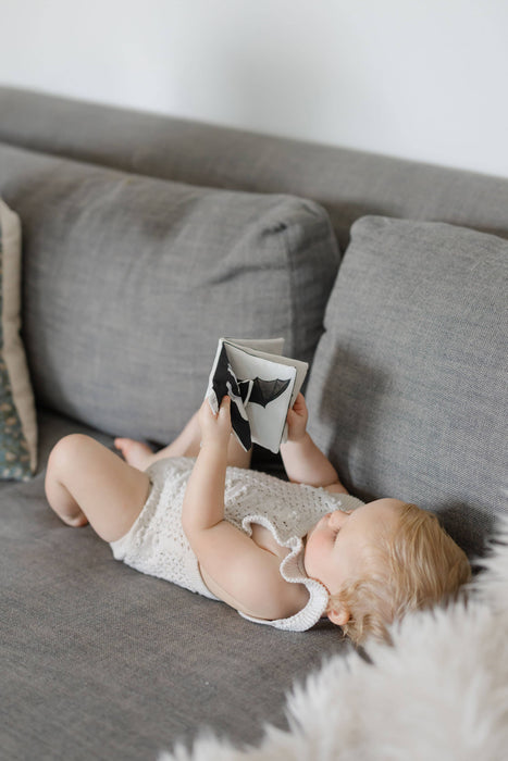 Baby’s Black & White Crinkle Book Made With Organic Cotton