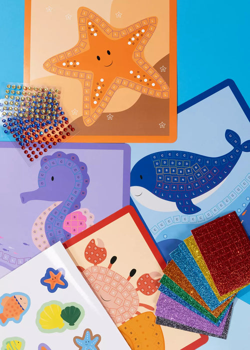 Coco Village Ocean Mosaic Stickers Art Set | 8 pcs