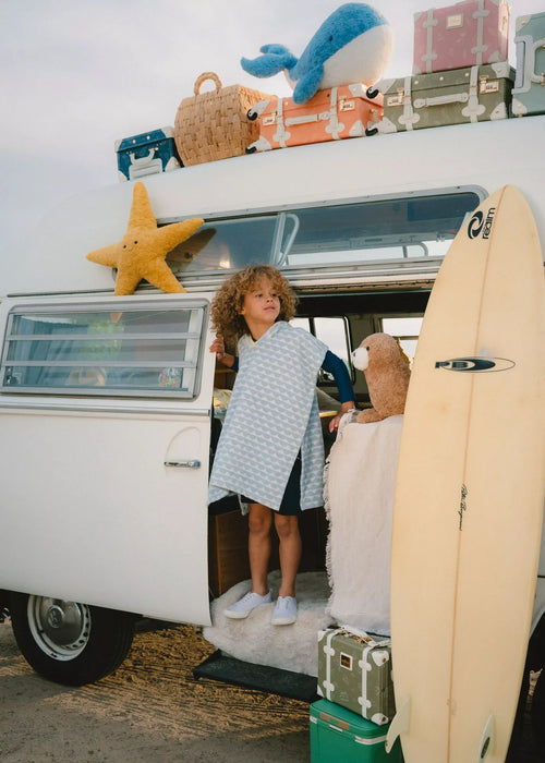 Coco Village 100% Cotton Kids Beach & Pool Poncho | Ocean