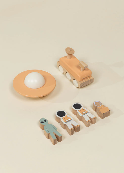 Coco Village Oversized Wooden Space Station Playset & Accessories