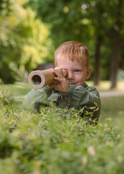 Coco Village Wooden Handheld Telescope | 20x Zoom