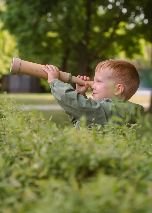 Coco Village Wooden Handheld Telescope | 20x Zoom