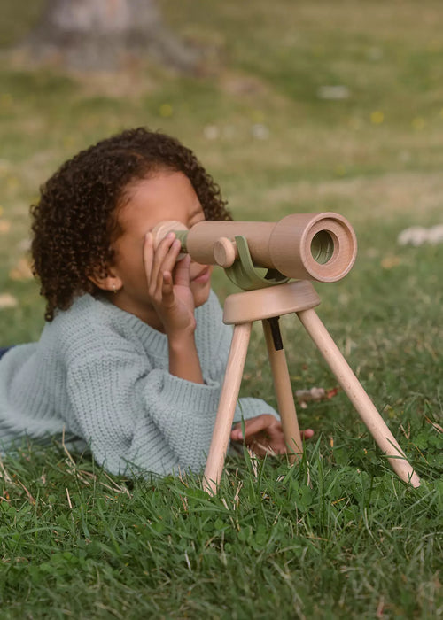 Coco Village Wooden Tripod Telescope | 15x Zoom