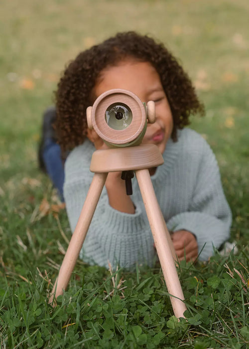 Coco Village Wooden Tripod Telescope | 15x Zoom