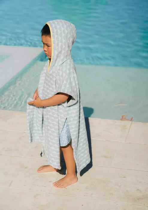 Coco Village 100% Cotton Kids Beach & Pool Poncho | Ocean