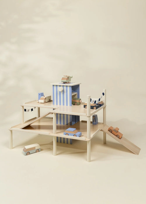 Coco Village Oversized Wooden Parking Garage Playset