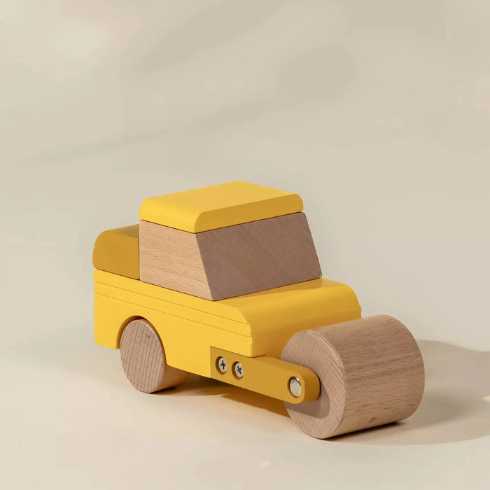 Coco Village Wooden Construction Vehicle | Compactor