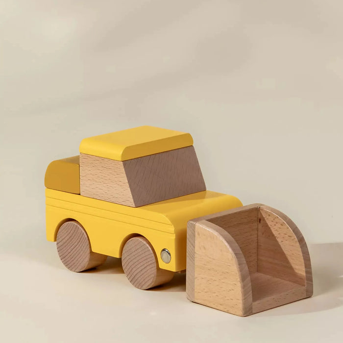 Coco Village Wooden Construction Vehicle | Bulldozer