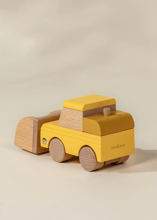 Coco Village Wooden Construction Vehicle | Bulldozer